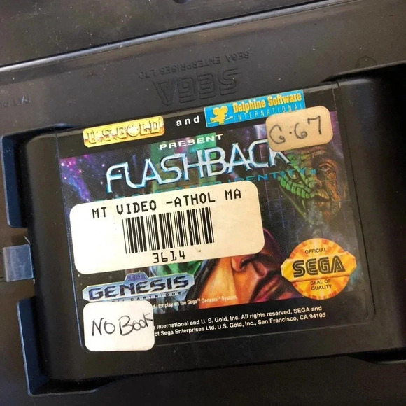 Vintage Sega Genisis Present Flashback the quest for identity 1993 - Picture 5 of 6